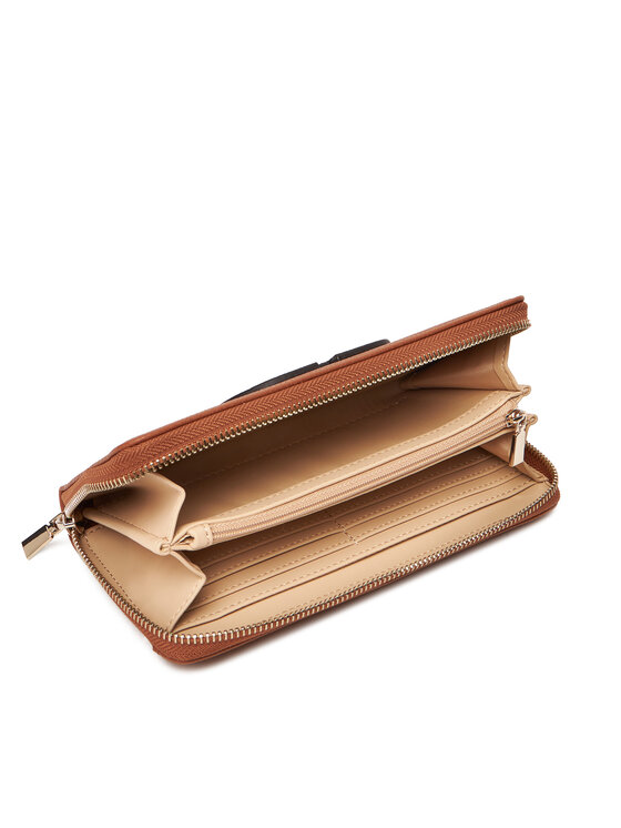 Guess Guess Μεγάλο Πορτοφόλι Γυναικείο Calebra Slg SWBG95 36146 Καφέ