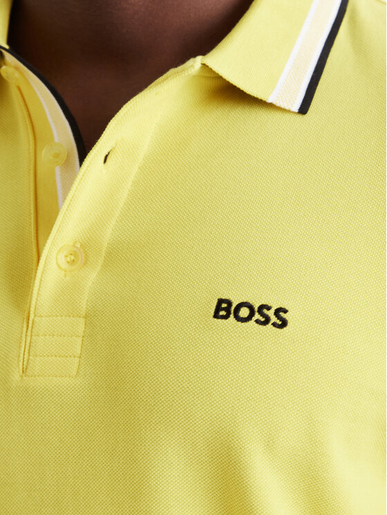 BOSS BOSS Tricou polo Paddy 50469055 Galben Regular Fit