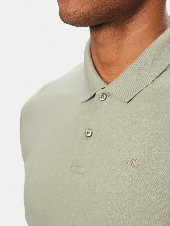 Calvin Klein Calvin Klein Pólóing LV04LC254G Khaki Slim Fit
