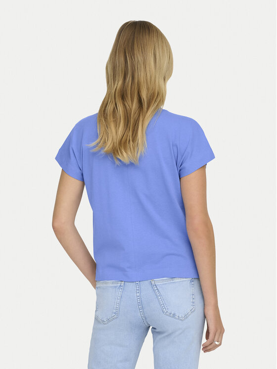 ONLY ONLY T-Shirt Erica 15308926 Niebieski Oversize