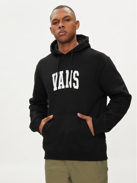 Vans Sweatshirt Vans Arched Po VN000G0N Schwarz Regular Fit Modivo