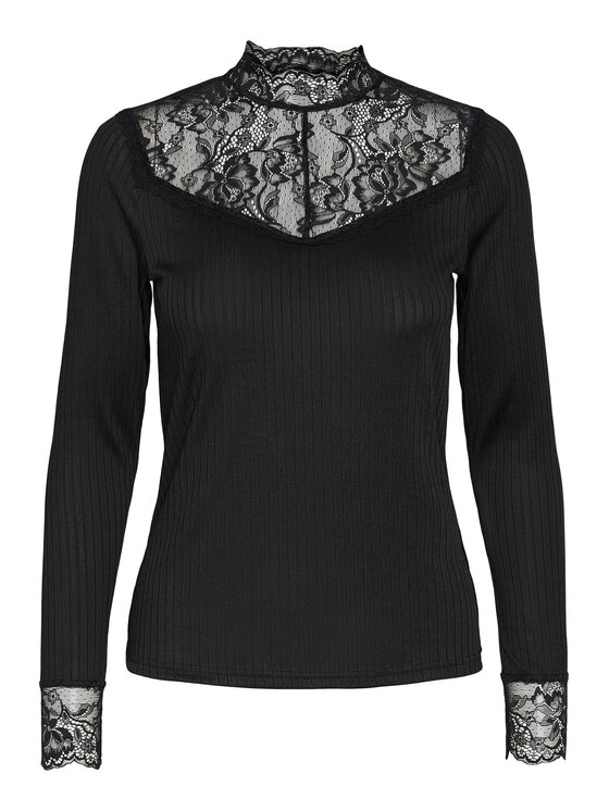 YAS YAS Bluse 26031749 Schwarz Regular Fit
