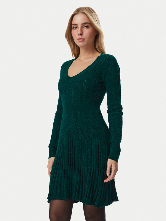 Guess Džemper haljina W6BK31 Z1443 Tamno zelena Regular Fit