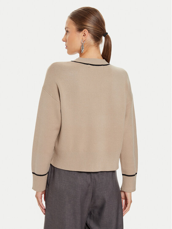 Vero Moda Vero Moda Džemper Saba 10318077 Bež Regular Fit