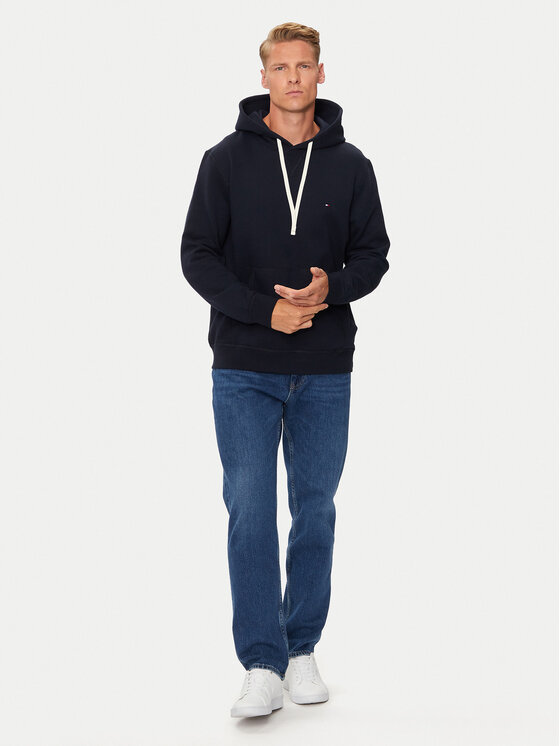 Tommy Hilfiger Tommy Hilfiger Pulóver Essential MW0MW37230 Sötétkék Regular Fit