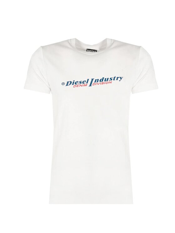 Diesel Diesel T-Shirt A12468 RHERA Λευκό Regular Fit