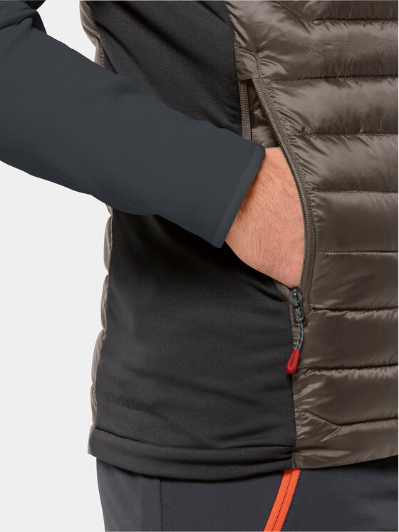 Jack Wolfskin Jack Wolfskin Telovnik Routeburn Pro Ins Vest 1206872 Rjava Slim Fit