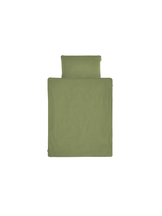 Mumla Mumla Komplet pościeli Basic Khaki Zielony