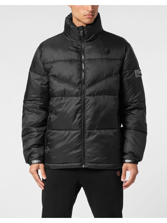Plein Sport Plein Sport Kurtka puchowa 14139 Czarny Regular Fit