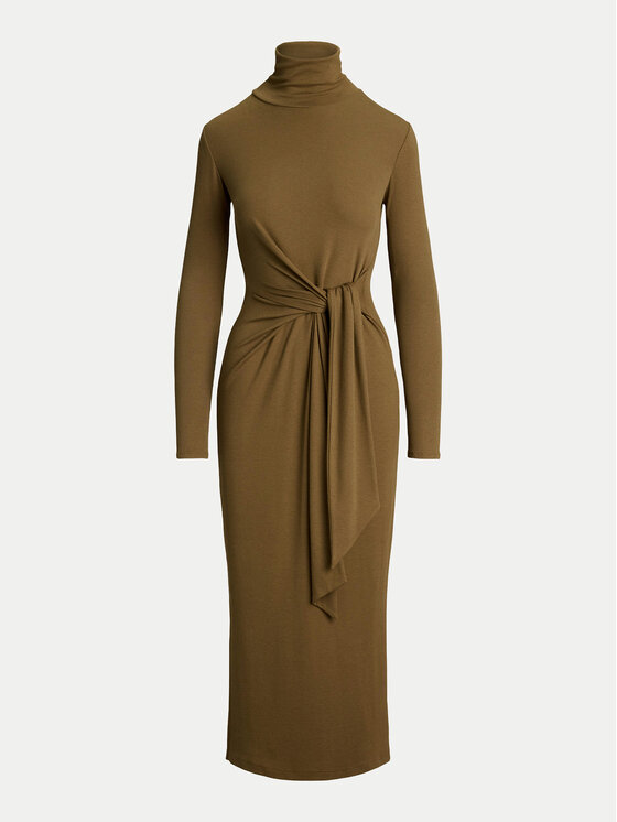 LAUREN RALPH LAUREN LAUREN RALPH LAUREN Vsakodnevna obleka 250918980005 Rjava Slim Fit