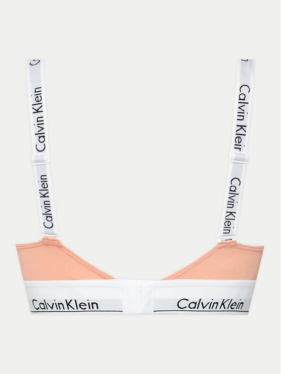 Calvin Klein Underwear Calvin Klein Underwear Biustonosz bezfiszbinowy 000QF7059E Koralowy