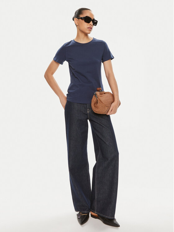 Weekend Max Mara Weekend Max Mara T-Shirt Multif 2415971042 Tmavomodrá Regular Fit