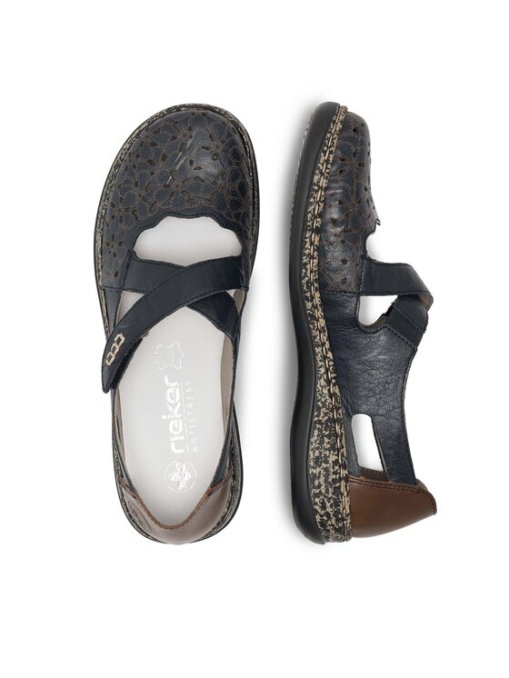 Rieker Rieker Półbuty 463H4-14 Granatowy