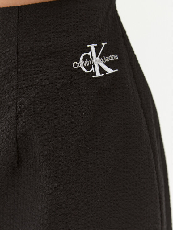 Calvin Klein Jeans Calvin Klein Jeans Рокля тип риза J20J221133 Черен Regular Fit