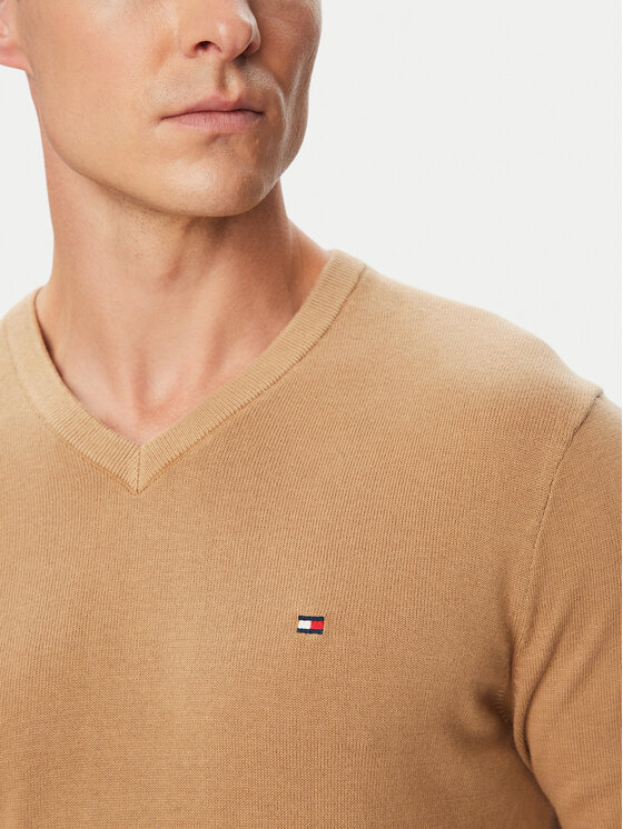 Tommy Hilfiger Tommy Hilfiger Πουλόβερ Pima MW0MW36519 Σκούρο μπλε Regular Fit