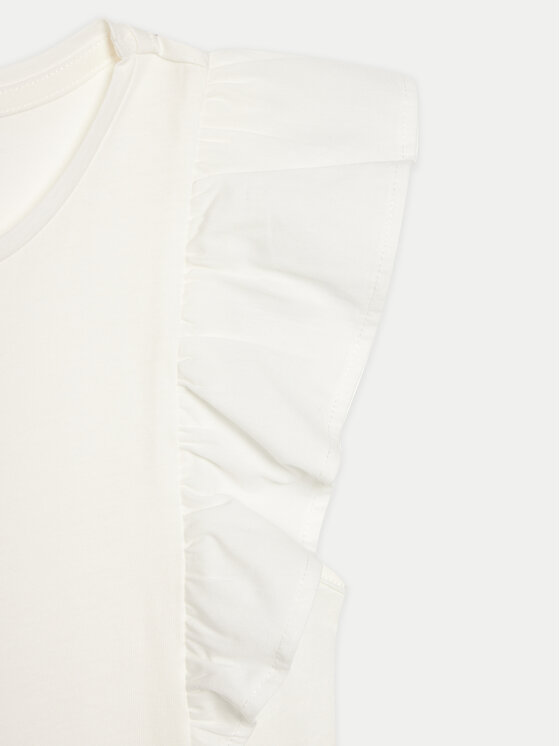 Vero Moda Girl Vero Moda Girl Bluzka 10291056 Biały Regular Fit