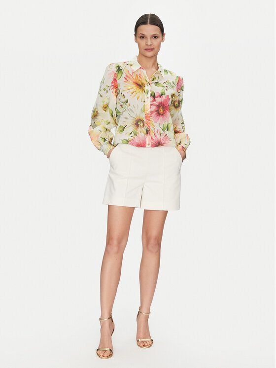 Guess Guess Bluse W5GH85 WH6C0 Bunt Regular Fit