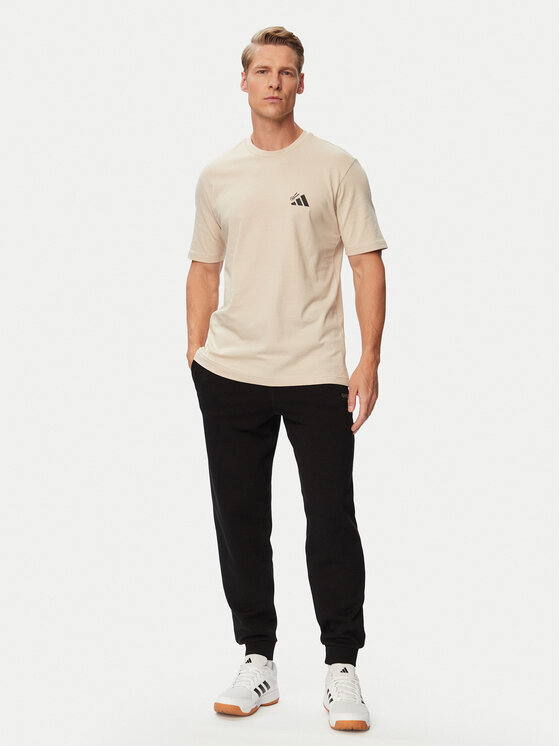 adidas adidas Majica Sushi Graphic KT9708 Svetlo bež Regular Fit