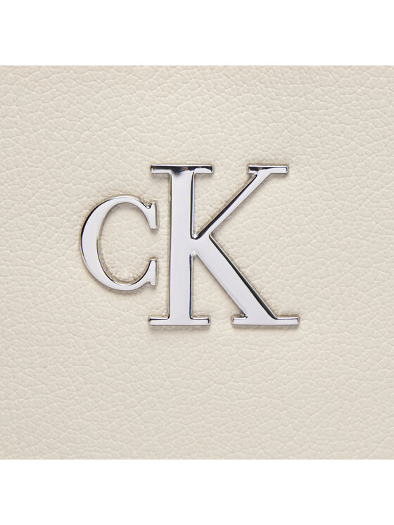 Calvin Klein Jeans Calvin Klein Jeans Τσάντα Minimal Monogram Shoulder Bag K60K610843 Εκρού