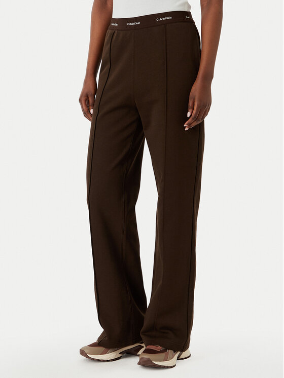 Calvin Klein Jeans Calvin Klein Jeans Pantaloni da tuta LV047G253G Marrone scuro Relaxed Fit
