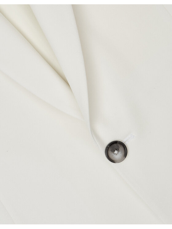 Borgio Borgio Marynarka lido Biały Slim Fit