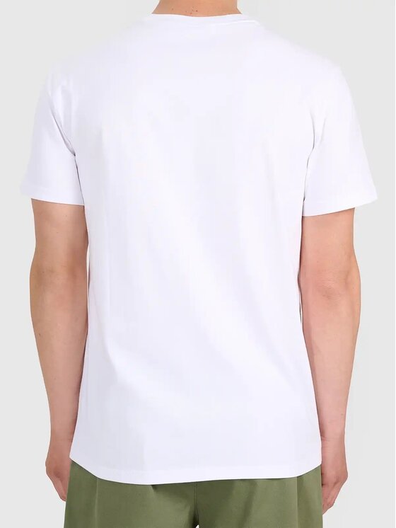 4F 4F T-Shirt Z-TTSHM3341-3-B Biały Regular Fit