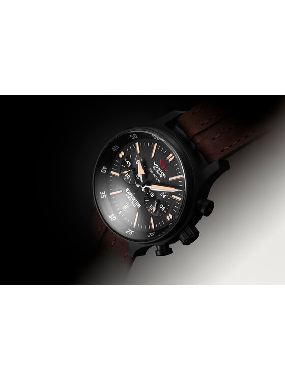 Vostok Europe Vostok Europe Zegarek VK64-592C558 Brązowy