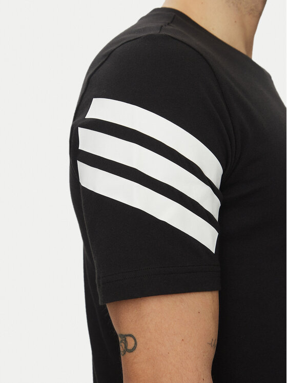 adidas adidas T-Shirt Future Icons 3-Stripes JD4877 Czarny Regular Fit
