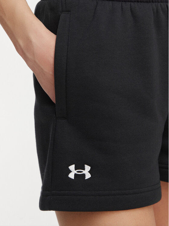 Under Armour Under Armour Sporta šorti Rival Fleece Short 1382723-001 Melns Loose Fit