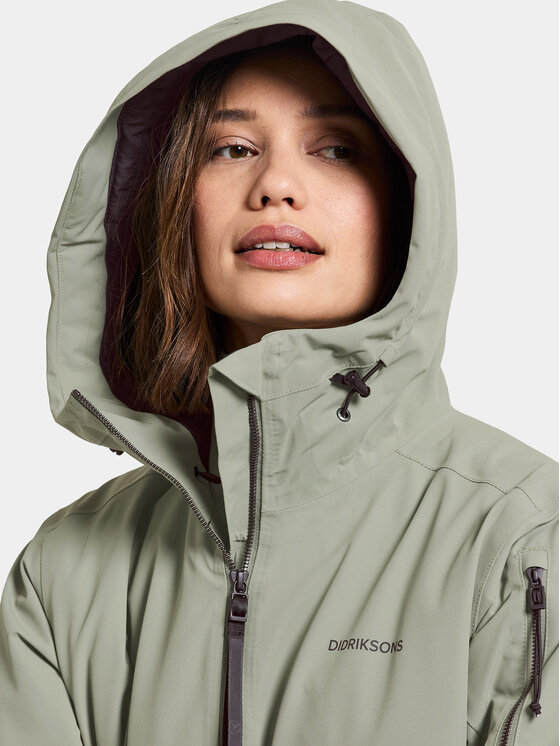 Didriksons Didriksons Parka Ella Wns Parka 2 504835 Zöld Regular Fit
