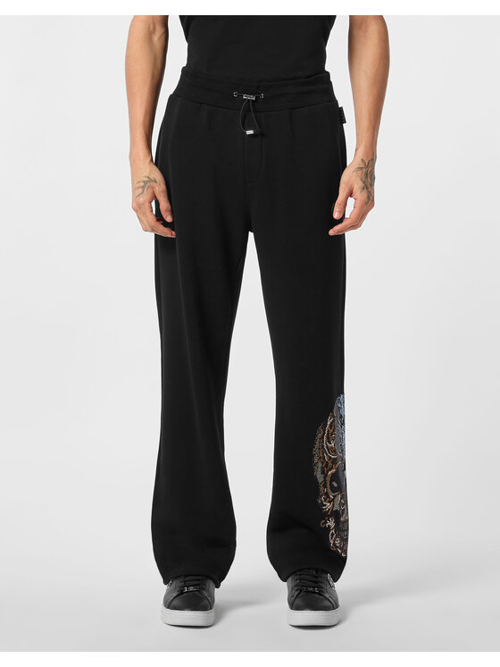 PHILIPP PLEIN PHILIPP PLEIN Spodnie dresowe 26951 Czarny Jogger Fit