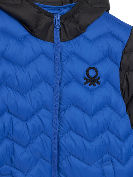 United Colors Of Benetton United Colors Of Benetton Kevad-sügis jope 2TWDCN04V Sinine Regular Fit