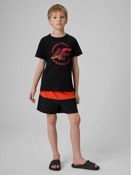 4F 4F Szorty sportowe BEACHSIDE CHILL Czerwony Board Fit