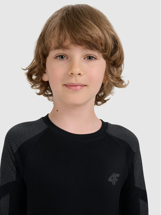 4F 4F Komplet bielizny termoaktywnej SKI UNDERWEAR Czarny