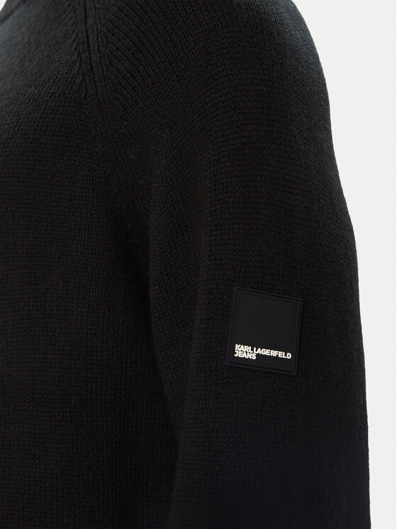 Karl Lagerfeld Jeans Karl Lagerfeld Jeans Светр B4M18063 Чорний Regular Fit