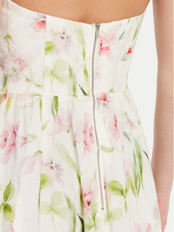 BARDOT BARDOT Φόρεμα κοκτέιλ 58164DB3 Λευκό Regular Fit