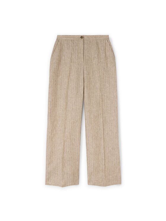 Motivi Motivi Pantaloni di tessuto P002Q003965N0R2 Écru Over Fit