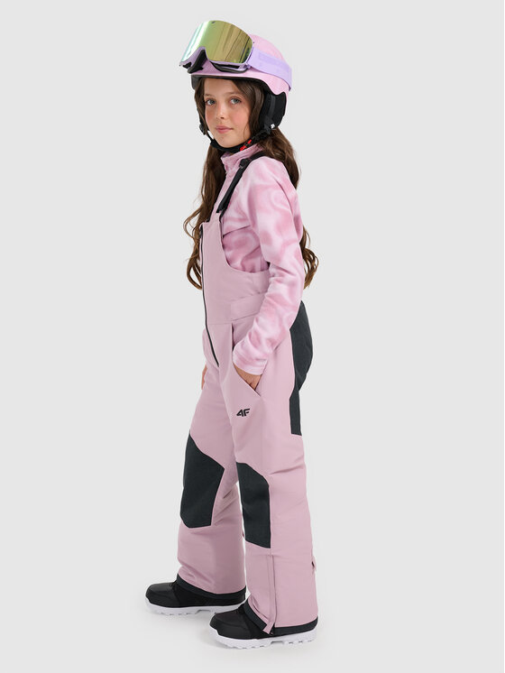 4F 4F Spodnie snowboardowe SNOWBOARD Różowy jasny Regular Fit