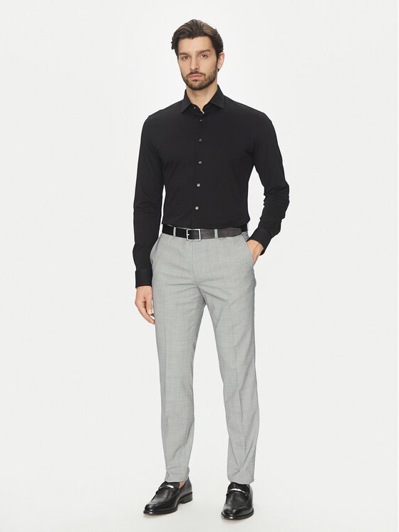 Michael Kors Michael Kors Koszula MD0MD91392 Czarny Slim Fit