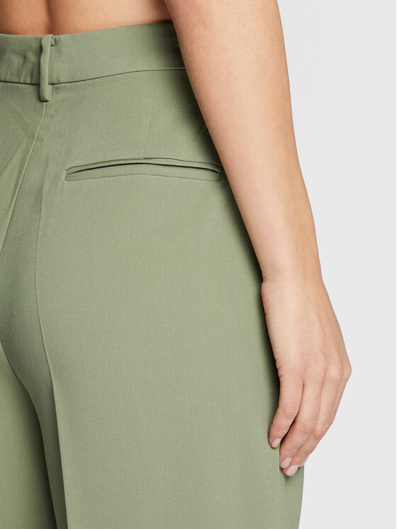 Bruuns Bazaar Bruuns Bazaar Штани з тканини Cindy Sus Dagny BBW2393 Зелений Loose Fit