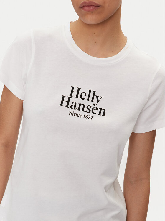 Helly Hansen Helly Hansen T-Shirt W Core Graphic T-Shirt 54080 Biały Regular Fit