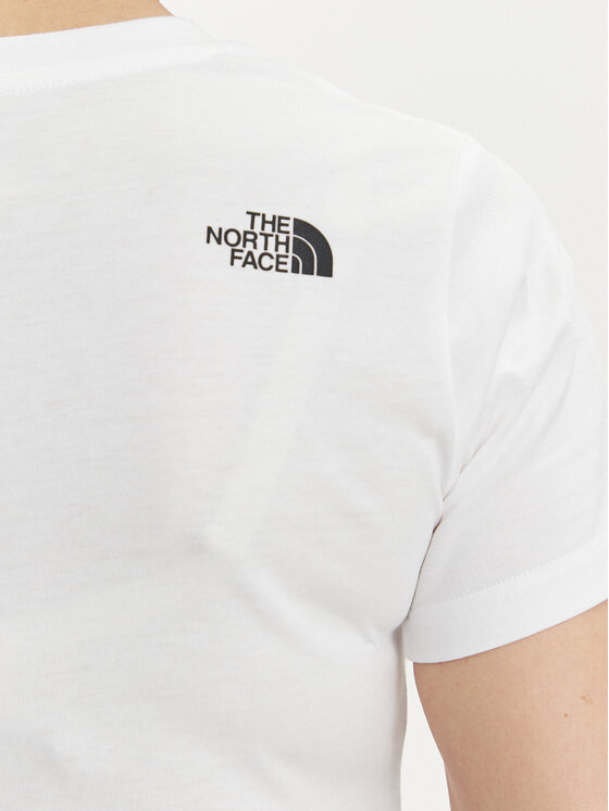 The North Face The North Face T-Shirt Simple Dome NF0A87NH Bílá Regular Fit