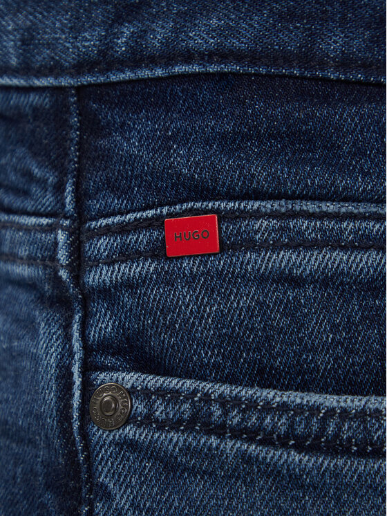 HUGO HUGO Jeansy 50542689 Granatowy Slim Fit