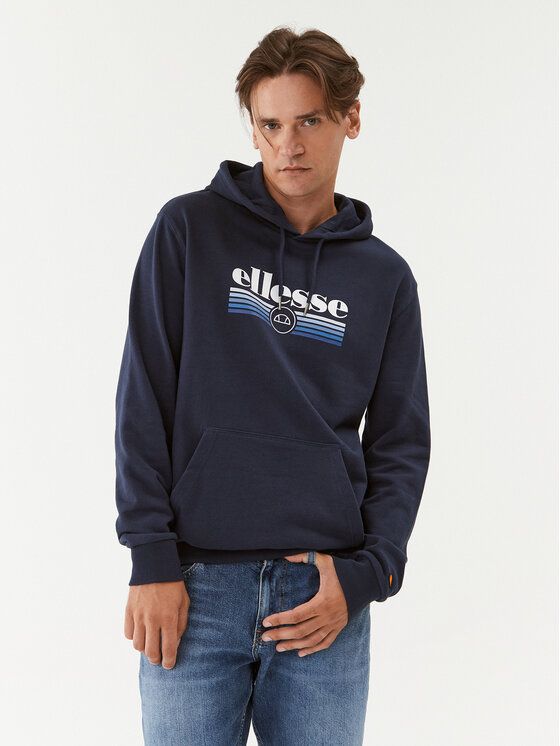 Ellesse Džemperis ar kapuci SHQ16835 Tumši zils Regular Fit