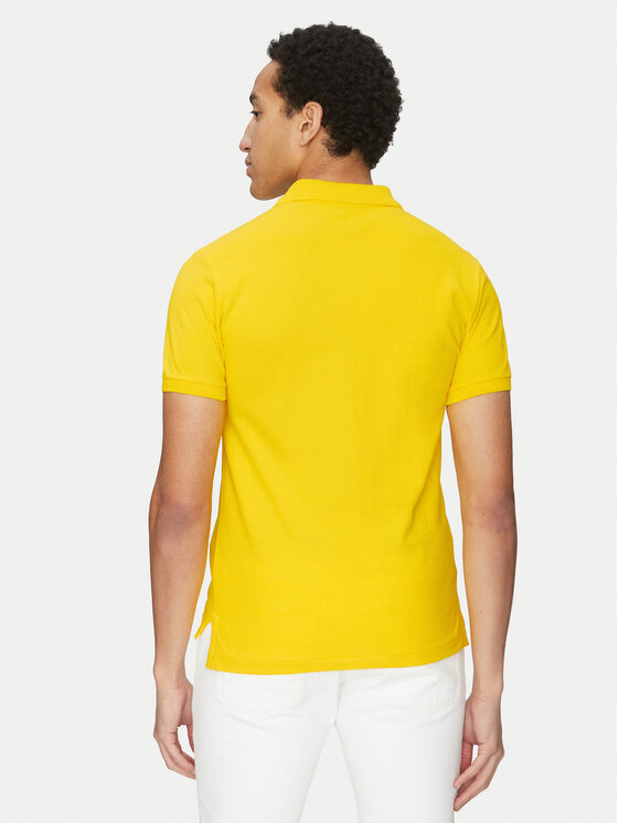 Polo Ralph Lauren Polo Ralph Lauren Polo 710536856446 Żółty Slim Fit