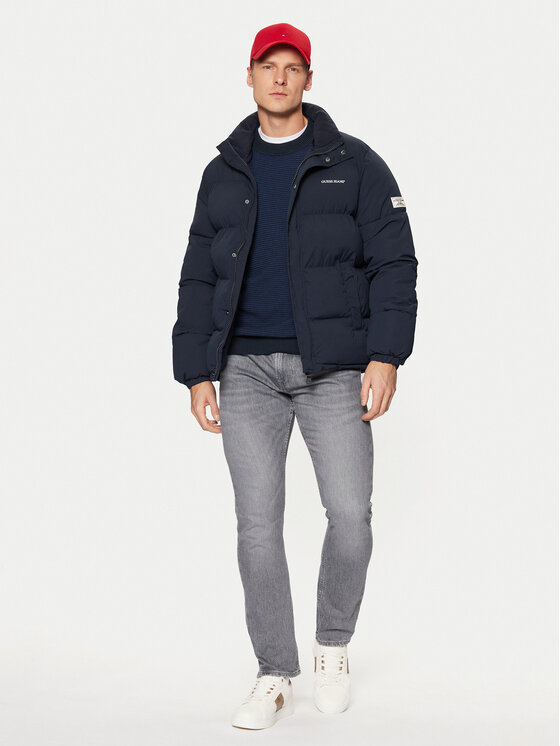 Guess Jeans Guess Jeans Winterjacke M4BL20 WGII2 Dunkelblau Regular Fit