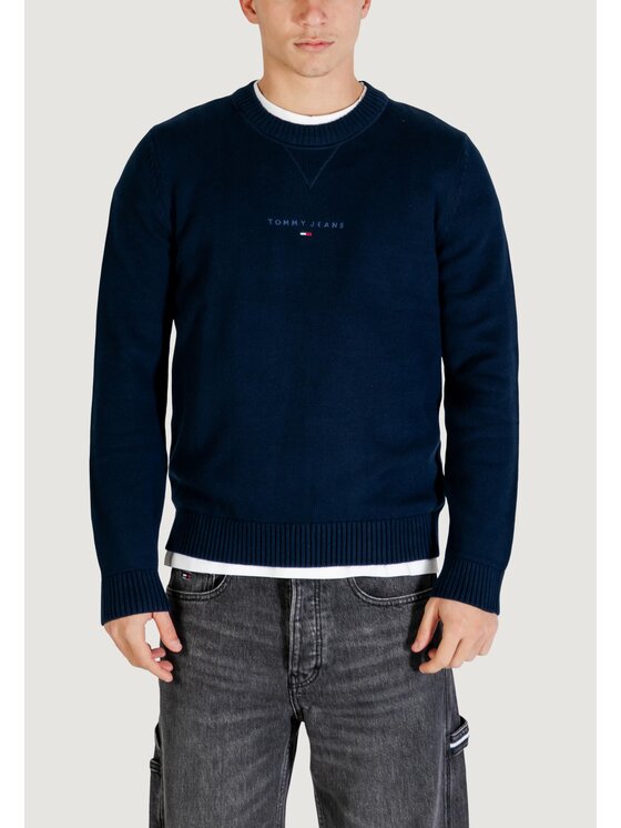 Tommy Jeans Tommy Jeans Πουλόβερ DM0DM22352 Μπλε Casual Fit