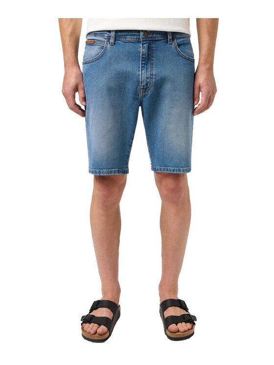 Wrangler Męskie Wrangler Szorty jeansowe, rozmiar W31 Niebieskie, 112350658