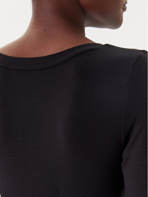 Tommy Jeans Tommy Jeans Bluză DW0DW20921 Negru Regular Fit