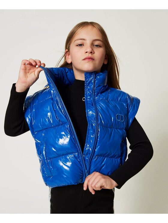 TWINSET TWINSET Kurtka zimowa 242GJ2160 Niebieski Regular Fit